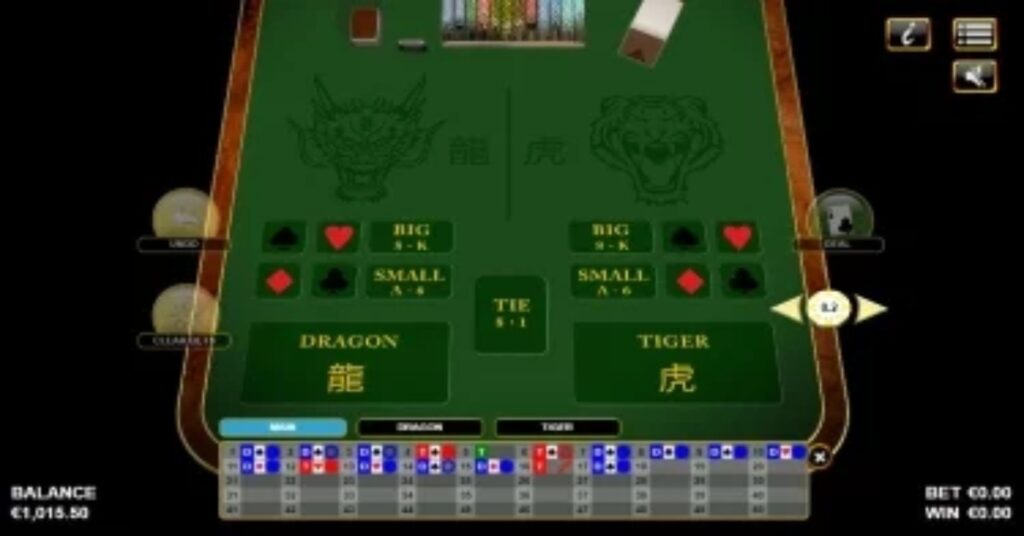 Distinguishing Dragon Tiger from Baccarat